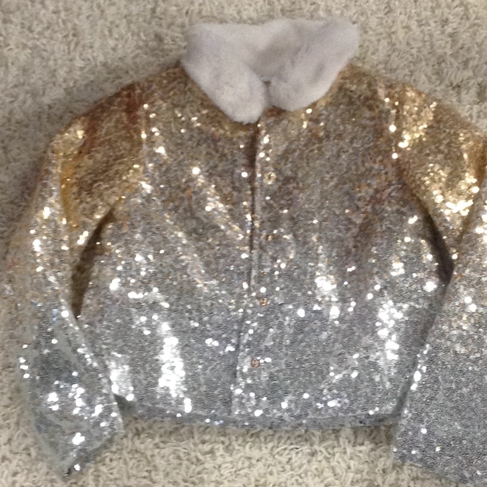 Disney princess coat sequins